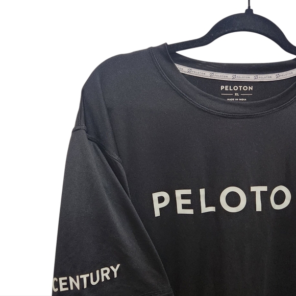 Peloton Century Club Black Short Sleeve Tee Athletic Style Unisex Men's Size XL - Picture 3 of 5